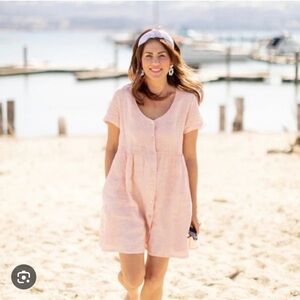 JILLY BOX Priv Clothing Hamptons Linen Dress